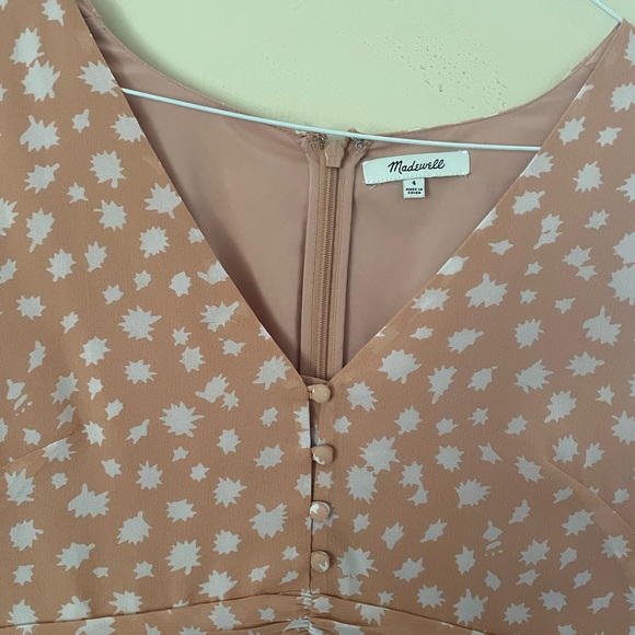 Madewell Ruched-Waist Mini Dress in Star Shower - Picture 4 of 4